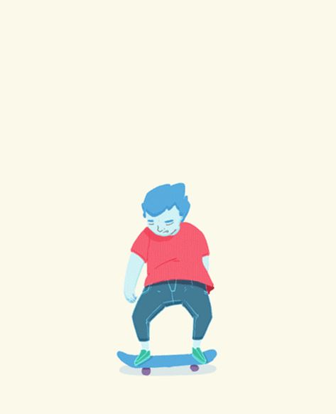 Designer Freddy Arenas creates colourful, animated GIFs to inspire him for his professional work. Skateboard Gif, Drawing 101, Skateboarding Aesthetic, Manga Drawings, Pencil Test, Character Drawings, Cartoon Doodle, Animation Reference, Skateboard Art