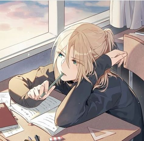 Yuri On Ice, An Anime, A Girl, The Story, Blonde, Computer, Writing, Funny, Anime