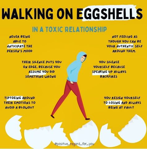 Walking On Eggshells, Narcissism Relationships, Relationship Lessons, Relationship Therapy, Meant To Be Quotes, Notable Quotes, My Heart Hurts, Emotional Awareness, Narcissistic Behavior