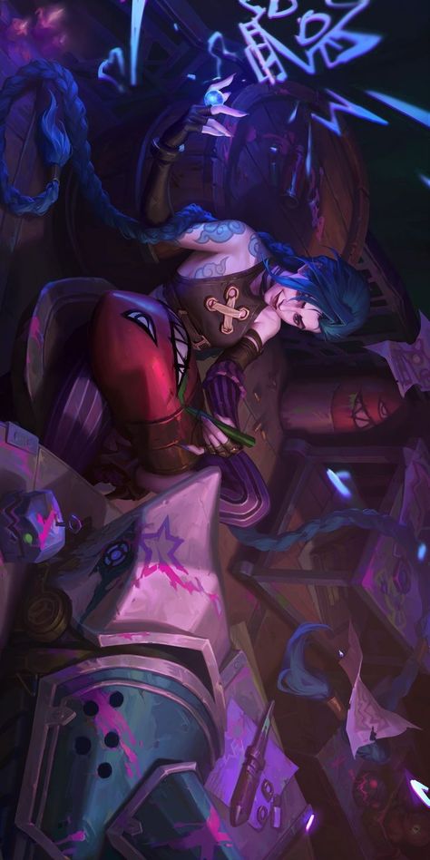 Jinx Graffiti Wallpaper, League Of Legends Jinx Wallpapers, Jinx 4k Wallpaper, Lol Wallpaper League Of Legends, Jinx Wallpaper Pc, Jinx Graffiti, Arcade Wallpaper, Jinx Silco, Arcane Character