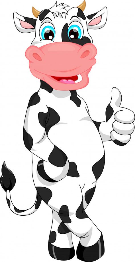 Toro Vector, Cow Cartoon Images, Female Cow, Petting Farm, Cow Cartoon, Male Cartoon Characters, Easy Disney Drawings, Easy Crafts To Sell, Thumb Up