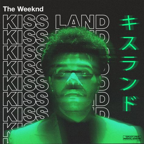 Custom Cd Covers, Kiss Land, Custom Album Covers, The Weeknd Poster, Cool Album Covers, Album Art Design, Music Album Covers, Cover Art Design, Album Cover Design