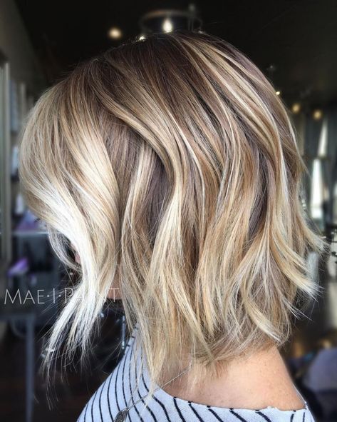 Shaggy Hairstyles For Fine Hair, Medium Choppy Hair, Bronde Lob, Choppy Bob Haircuts, Textured Haircut, Caramel Blonde, Choppy Bob, Choppy Bob Hairstyles, Choppy Hair