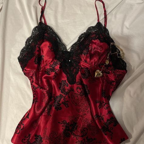 beautiful sexy red and black lace lingerie red wine... - Depop Red And Black Lingerie, Coquette Lingerie, Red Lace Lingerie, Black Lace Lingerie, Wine Top, Lace Set, Red Lingerie, Lace Lingerie, Top Vintage