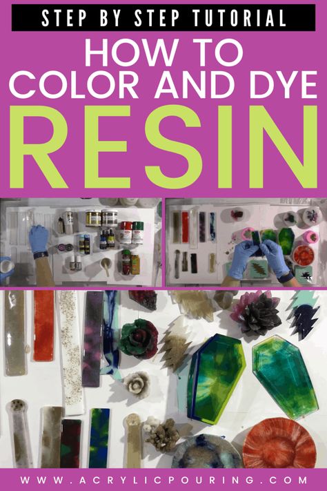 Coloring Resin, Pouring Resin, Epoxy Coffee Table, Epoxy Resin Diy, Resin Crafts Tutorial, Resin Art Painting, Diy Resin Projects, Resin Jewelry Diy, Resin Pour