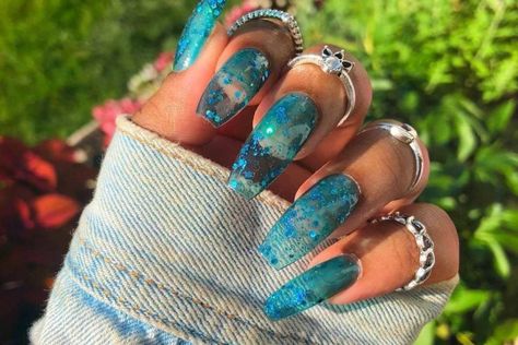 Clear Glitter Nails, Solar Nails, Unicorn Nails, Transparent Nails, Minimal Nails, Jelly Nails, Clear Nails, Dope Nails, Gel Manicure