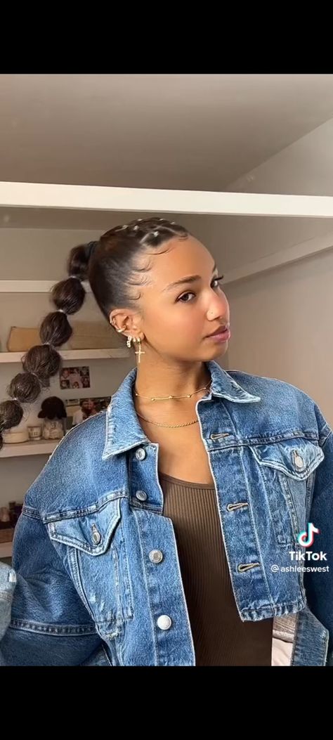 Tied Back Hairstyles, Skl Hairstyles, Tied Up Hairstyles, Bella Hair, Hairdos For Curly Hair, Full Hair, Back To School Hairstyles, Hairstyles For School, Hairstyle Ideas