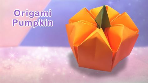 🌟 Join the origami fun, and let's create a pumpkin origami masterpiece together! 🎃 Don't forget to like, share, and subscribe for more origami and paper craft adventures. Get ready to impress your friends with your newfound origami skills! 🌠 Pumpkin Origami Tutorials, Origami Pumpkin, Origami Halloween, Halloween Origami, A4 Size Paper, Pumpkin Uses, Paper Craft Tutorials, Piece Of Paper, A Rectangle