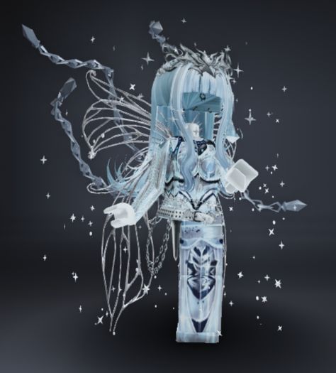 Light Blue Roblox Avatar, Blue Outfit Roblox Code, Roblox Mecha Avatar, Mythical Roblox Avatar, Rblx Avatar Ideas, Jellyfish Roblox Avatar, Roblox Avatars Blue, Detailed Roblox Avatars, Fairy Roblox Avatar