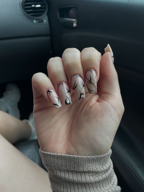 Linework Nails, Work Nail Designs, Line Work Nails, Nails Elegant, Work Nails, Design Nails, Line Work, Nail Designs, Nails