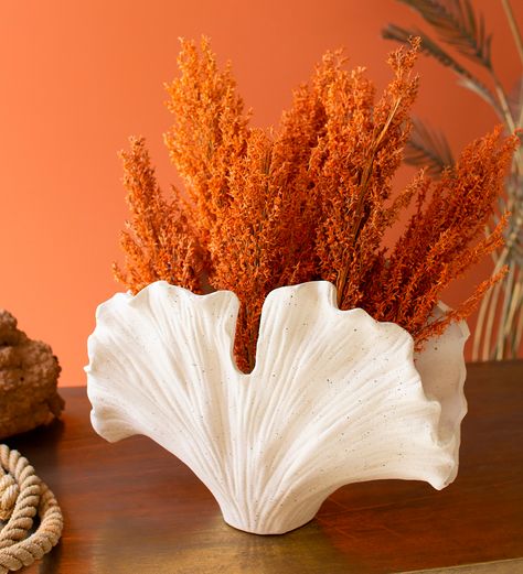 Ceramic Coral, Coral Sculpture, Sea Flowers, Ocean Home, Vase Display, Surf And Turf, The Beach House, Small Palms, Sea Coral