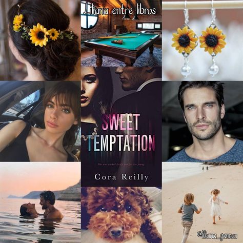 Sweet Temptation by Cora Reilly Sweetest Temptation Cora Reilly, Sweet Temptation Aesthetic, Sweet Temptation Cora Reilly, Books Fanart, Book Collage, Books History, Sweet Temptation, Romantic Love Images, Cora Reilly