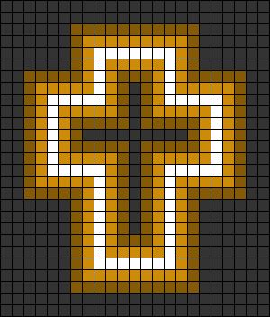 Cross Pixel Art, Cross Alpha Pattern, Korn Alpha Pattern, Wwjd Alpha Pattern, Simple Alpha Patterns, Supernatural Alpha Pattern, Smile Alpha Pattern, Simple Tapestry, Rock Band Alpha Pattern