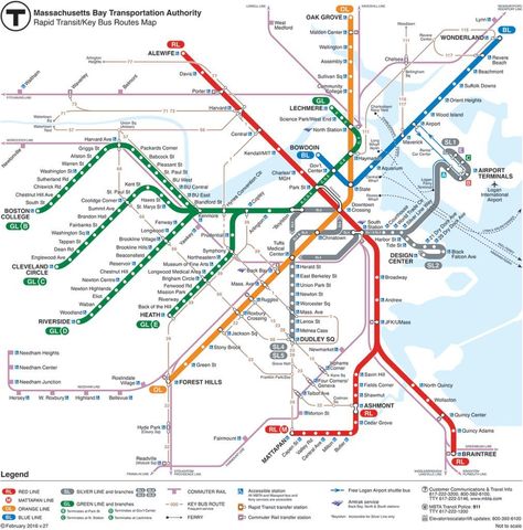 Boston Subway Map Bus Route Map, Boston Travel Guide, Boston Vacation, Boston Map, Transit Map, Metro Map, Downtown Boston, Boston Travel, Bus Route