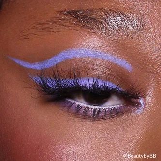 Graphic Eyeliner Looks, Affordable Beauty Products, Euphoria Makeup, Purple Eye Makeup, Graphic Eyeliner, Makeup Palettes, Purple Makeup, Eye Makeup Designs, Dope Makeup