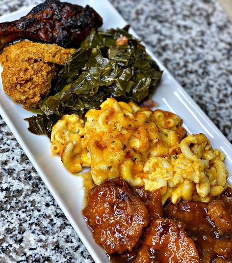 Candied Yams Baked, Ideas For Sunday Dinner, Crown Royal Peach Cobbler, Soul Food Dinner Party, Southern Candied Yams, Crown Royal Peach, Southern Dinner, Candied Yams, Smothered Chicken