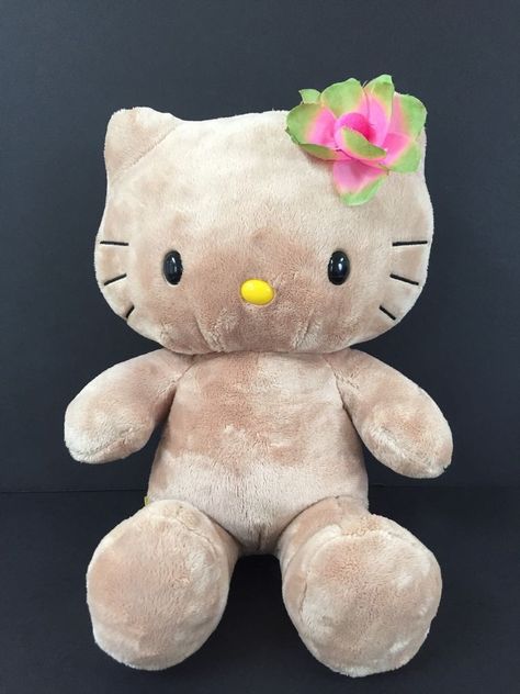 Build a Bear Hello Kitty Hello Kitty Build A Bear, Hello Bear, Kids Bath Toys, Toy Hammock, Hello Kitty Backgrounds, Friends Characters, Hello Kitty Pictures, Hello Kitty Plush, Hawaiian Flowers