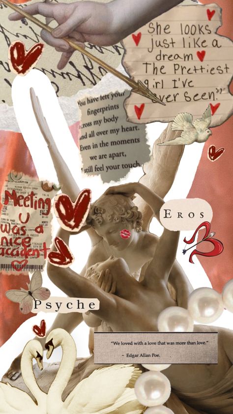 #Cupid #eros #psyche #cupidandpsyche #erosandpsyche #myfirstshuffle #primulmeushuffle #love #greekmythology #greekmythologyaesthetic Eros Psyche, Eros And Psyche, Cupid And Psyche, Rennaissance Art, More Than Love, Edgar Allan Poe, Greek Mythology, Our Love, In This Moment