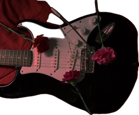 Black And Red Guitar, Red Guitar, Best Instagram Feeds, Gothic Themes, Lilac Sky, Video Game Music, Music Images, Deep Red Color, Red Walls