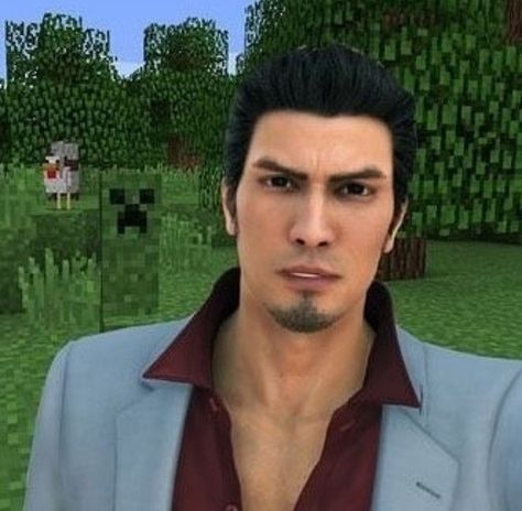 Kiryu Kazuma, The Creeper, Playstation, Xbox, Minecraft, Gaming, Fan, Memes