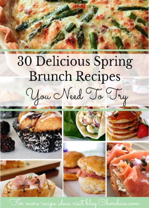 Recipe Roundup- 30 Delicious Spring Brunch Recipes (You Need To Try) French Green Bean Recipes, Lox Recipe, Cream Cheese Spread Recipes, Chocolate Chip Pancakes Recipe, Cheese Spread Recipes, Endive Recipes, Spring Breakfast, Chestnut Recipes, Easter Brunch Menu