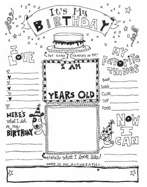 Exclusive Free Printables For Subscribers Birthday Coloring Page, Happy Birthday Coloring Pages, Skip To My Lou, Student Birthdays, Happy 6th Birthday, Birthday Coloring Pages, Cute Happy Birthday, Spring Coloring Pages, Birthday Activities