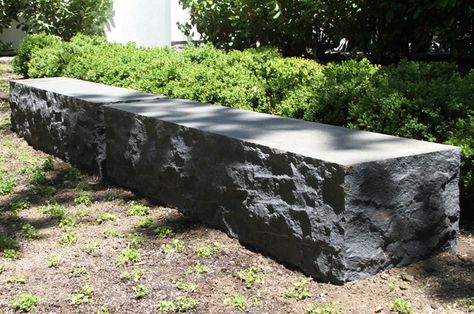 Water Architecture, Black Tapestry, Landscape Stone, Stone Bench, Wall Seating, Street Furniture, Paving Stones, New Home Designs, Landscape Projects