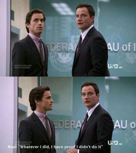 White Collar Funny, White Collar Show, White Collar Tv Show, White Collar Neal, Neal Caffery, White Collar Quotes, Matt Bomer White Collar, Neal Caffrey, Peter White