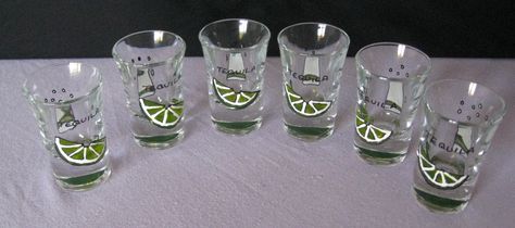 Painting Shot Glasses, Painted Shot Glasses Diy, Shot Glass Painting Ideas, Shot Glass Painting, Painted Shot Glasses, Shot Glasses Diy, Custom Shot Glasses, Vodka Shots, Lime Paint