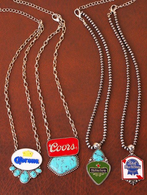 1pc Unisex Vintage Western Cowboy Style Beer Festival Commemorative Pendant Necklace, Couple's StyleI discovered amazing products on SHEIN.com, come check them out! Women Pendant, Styles P, Beer Festival, Cowboy Style, Watches Women Fashion, Fashion Couple, Vintage Western, Kids Beachwear, Western Cowboy