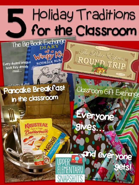 Classroom Traditions, Christmas Activities For School, Classroom Gift Exchange, Polar Express Activities, Christmas Teaching, Holiday Classroom, Classroom Christmas, Holiday Lessons, Christmas Gift Exchange