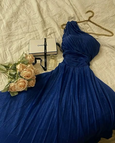 Blue One Shoulder Prom Dress, One Shoulder Prom Dress, Strapless Prom Dresses, Spaghetti Strap Prom Dress, Blue Evening Dresses, Pretty Prom Dresses, A Line Prom Dresses, Tulle Prom Dress, Glam Dresses