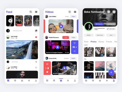 App Design Trends, Social App Design, App Social Media, App Social, App Concept, Android Design, Ui Design Mobile, Mobile App Design Inspiration, App Ideas