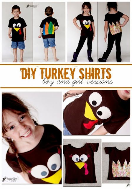 How to make Turkey Shirts - it's a super fun Thanksgiving Fall Craft! So cute - face on the front, tail feathers on the back. Be sure to check out both the girl and boy version! Turkey Bowl, Diy Turkey, How To Make Turkey, Thanksgiving Craft, Turkey Trot, Turkey Shirts, Diy Thanksgiving, Thanksgiving Diy, Thanksgiving Kids