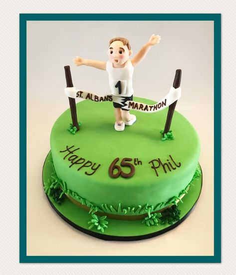 Marathon Cake, Sport Cakes For Men, Running Cake, Nursing Cake, 40th Cake, Sport Cakes, Baby Boy Cakes, Different Cakes, Cupcake Frosting