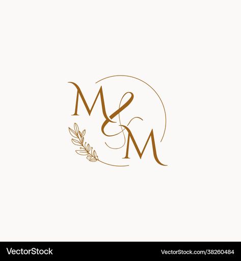 M M Logo Design, A And M Logo, M&m Logo, Mm Tattoo, M Logo Ideas, Mm Logo Design, Wedding Logo Ideas, Am Logo Design Fonts, Mm Monogram