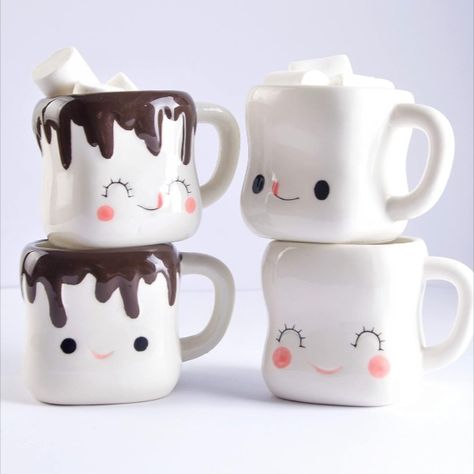 ✅ Colorful and funny collectible mugs. Start every morning with a smile and enjoy a mug of coffee, cocoa, or hot chocolate in the company of a cute creature cups.
✅ Our cool coffee mugs are an ideal solution for decor. You can decorate your kitchen, living room, office or cafe.
✅ These unique mugs are perfect as anniversary gifts, housewarming, birthday, Mother's Day or other holiday. A wonderful gift for your mothers, grandmothers, children, people dear to you Marshmallow Hot Chocolate, Hot Chocolate Mugs, Cups For Coffee, Cute Marshmallows, Hot Chocolate Gifts, Baby Christmas Photos, Cocoa Christmas, Mugs Ceramic, Chocolate Mugs