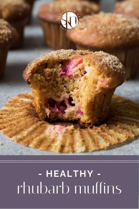 These healthy rhubarb muffins with buttermilk are light, fluffy, and incredibly tasty! Learn how to make this easy rhubarb muffin recipe. Buttermilk Rhubarb Muffins, Muffins With Buttermilk, Rhubarb Buttermilk, Healthy Rhubarb Recipes, Cider Muffins, Scones Breakfast, Kay Nutrition, Buttermilk Muffins, Spring Snacks