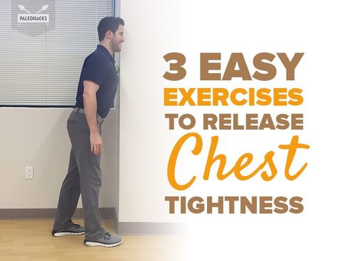 3 Easy Exercises to Release Chest Tightness Sore After Workout, Chest Tightness, Shoulder Anatomy, Gentle Exercise, Relaxation Exercises, Pectoral Muscles, Stomach Muscles, Easy Exercises, Yoga For Back Pain