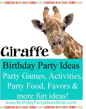 Giraffe themed birthday party ideas!  Fun ideas for party games, activities, crafts, party food, favors and more all with a Giraffe theme!   Great for ages 1, 2, 3,4 ,5 6, 7, 8, 9, 10, 11, 12, 13, 14, 15, 16, 17 and 18 years old!  https://birthdaypartyideas4kids.com/giraffe-party.htm #giraffe #party #games Giraffe Birthday Party Ideas, Giraffe Bday Party Ideas, Giraffe Theme, Giraffe Food Ideas, Giraffe Games, Giraffe Party Food, Giraffe Party Ideas, Giraffe Theme Birthday Party, Giraffe Birthday Party