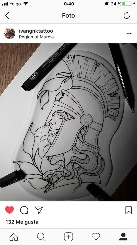 Athena Tattoo Minimalist, Athena Shield, Athens Tattoo, Medusa Artwork, Neo Traditional Art, Athena Tattoo, Tatoo Styles, Beginner Tattoos, Tattoo Zeichnungen