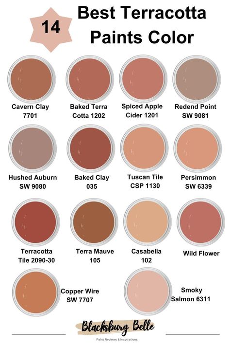 Rust Color Wall Paint, Sienna Wall Color, Benjamin Moore Rust Paint Colors, Terracota Paint Colors, Rust Bathroom Color, Light Terracotta Bedroom, Behr Terra Cotta Paint Colors, Best Terracotta Paint Color, Rust Color Bathroom