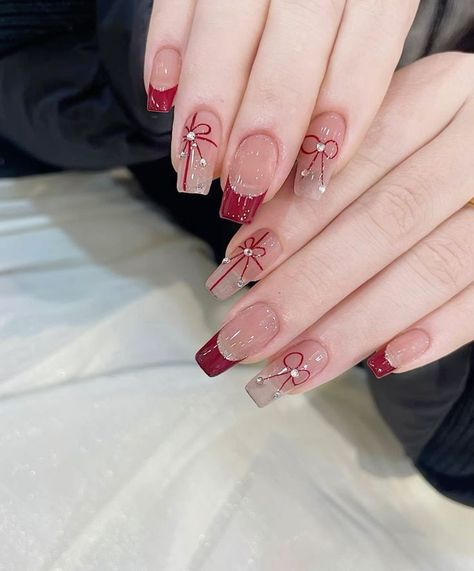 Nails Tay, Nail Noel, Classy Nail Art Ideas, Beauty Hacks Nails, Hello Nails, Asian Nails, Korean Nails, Simple Gel Nails, Blush Nails