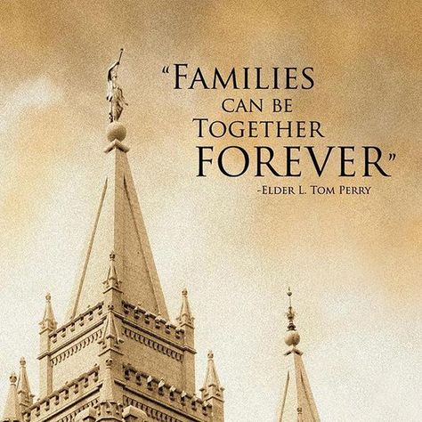 “What the restored gospel brings to the discussion on marriage and family cannot be overstated: we make the subject eternal! We take the commitment and the sanctity of marriage to a greater level because of our belief and understanding that 'Families Can Be Together Forever.'” From Elder Perry’s http://pinterest.com/pin/24066179230820503 April 2015 http://facebook.com/223271487682878 message http://lds.org/general-conference/2015/04/why-marriage-and-family-matter-everywhere-in-the-world Family Together Quotes, Families Can Be Together Forever, Together Forever Quotes, Lds Quotes Uplifting, Lds Crafts, Families Are Forever, Forever Quotes, Lds Quotes, Marriage And Family