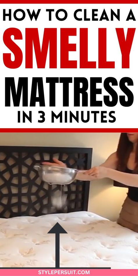 A smelly mattress can be unpleasant, but also getting rid of that smell isn't a simple task. There are several effective ways to deodorize and clean a smelly mattress. Chek out the 5 best ways to maintain a fresh and odor-free mattress #mattress #smell #cleaning #laundry #stainremoval #lifehacks Homemade Mattress Cleaner, Bed Cleaner Mattress, Freshen Mattress, Homemade Mattress, Deodorize Mattress, Refresh Mattress, Clean Mattress Stains, House Scents, Clean Mattress