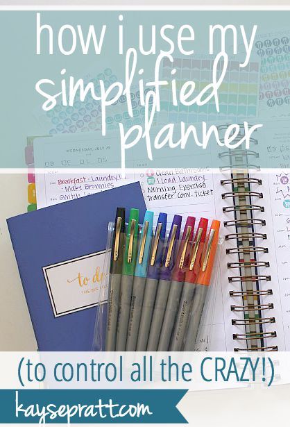 How I Use My Simplified Planner - KaysePratt.com Pinterest Homemaking Skills, Simplified Planner, Christian Homemaking, To Do Planner, Home Binder, Home Management Binder, Planner Obsessed, Planner Tips, Cleaning Home