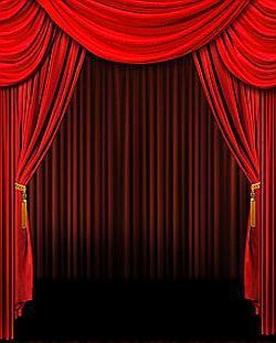 Red Curtain -- Theatre #blackandred #curtains #theater http://www.pinterest.com/TheHitman14/black-and-red/ Theater Curtains, Red Velvet Curtains, Readers Theatre, Kids Stage, Theatre Curtains, Stage Curtains, Paper Theatre, Curtain Backdrops, Theatre Stage