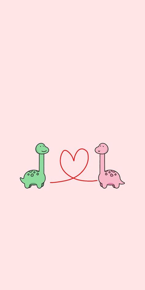 Light Pink Couple Aesthetic, Sibling Wallpaper, Pink Couple Aesthetic, Cute Dino Wallpaper, Highschool Memories, Dino Pink, Dibujos Toy Story, Christmas Wallpaper Iphone Cute, Cute Iphone Wallpaper Tumblr