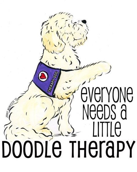 Goldendoodle Art, Animal Therapy, Doodle Dogs, Purple Vest, Dog Club, Emotional Support Dog, Therapy Dog, Australian Labradoodle, Therapy Animals