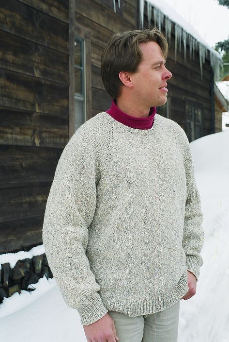 Ravelry: # 991 Neck down Pullover for Men by Diane Soucy Mens Knit Sweater Pattern, Knit For Men, Knitting For Men, Knit Sweater Pattern, Mens Knit Sweater, Mens Knit, Knitting Sweater, Sweater Patterns, Knit Men